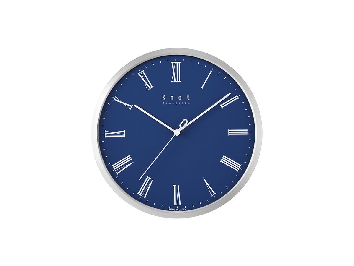 【ノット/Knot / GOODS】のClock Roman / クロック ローマン インテリア・キッズ・メンズ・レディースファッション・服の通販 founy(ファニー) 　エレガント 上品　Elegant　腕時計　Watch　ガラス　Glass　クラシック　Classic　シンプル　Simple　時計　Clock　人気　Popularity　フレーム　Flame　モチーフ　Motif　送料無料　Free Shipping　日本製　Made In Japan　ホーム・キャンプ・アウトドア・お取り寄せ　Home,Garden,Outdoor,Camping Gear　家具・インテリア　Furniture　その他 インテリア雑貨、家具　Furniture, Interior, Others　文字盤:ブルー、フレーム:アルミニウム|ID: prp329100001343555 ipo3291000000030195200