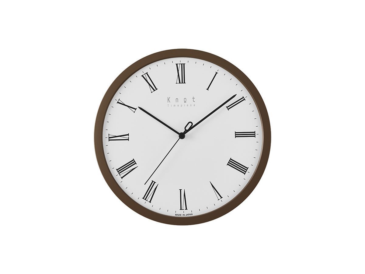 【ノット/Knot / GOODS】のClock Roman / クロック ローマン インテリア・キッズ・メンズ・レディースファッション・服の通販 founy(ファニー) 　エレガント 上品　Elegant　腕時計　Watch　ガラス　Glass　クラシック　Classic　シンプル　Simple　時計　Clock　人気　Popularity　フレーム　Flame　モチーフ　Motif　送料無料　Free Shipping　日本製　Made In Japan　ホーム・キャンプ・アウトドア・お取り寄せ　Home,Garden,Outdoor,Camping Gear　家具・インテリア　Furniture　その他 インテリア雑貨、家具　Furniture, Interior, Others　文字盤:ホワイト、フレーム:ダークブラウン|ID: prp329100001343555 ipo3291000000030195237