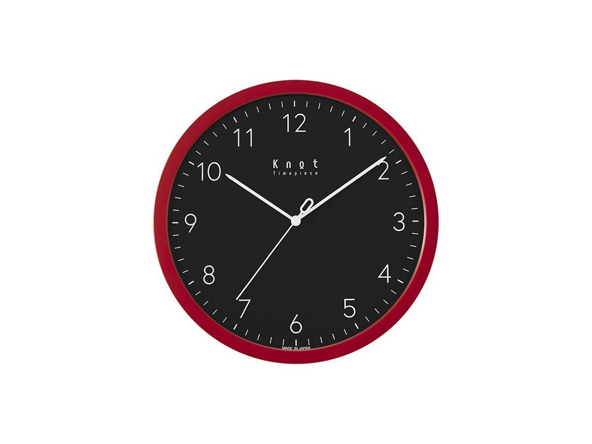 【ノット/Knot / GOODS】のClock Arabic / クロック アラビック インテリア・キッズ・メンズ・レディースファッション・服の通販 founy(ファニー) 　腕時計　Watch　ガラス　Glass　クラシック　Classic　シンプル　Simple　時計　Clock　人気　Popularity　フレーム　Flame　モチーフ　Motif　送料無料　Free Shipping　日本製　Made In Japan　ホーム・キャンプ・アウトドア・お取り寄せ　Home,Garden,Outdoor,Camping Gear　家具・インテリア　Furniture　その他 インテリア雑貨、家具　Furniture, Interior, Others　文字盤:ブラック、フレーム:レッド|ID: prp329100001343556 ipo3291000000030195309