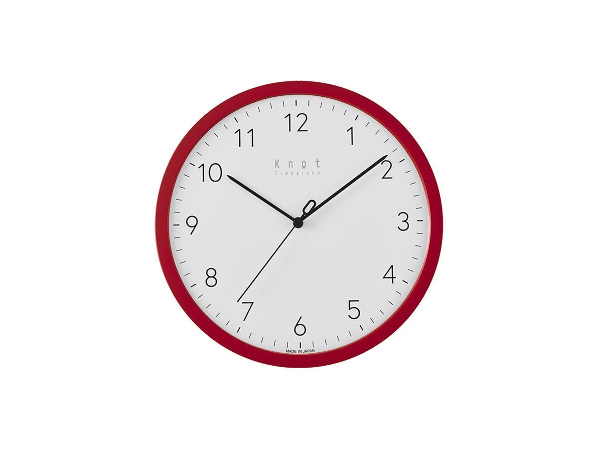 【ノット/Knot / GOODS】のClock Arabic / クロック アラビック インテリア・キッズ・メンズ・レディースファッション・服の通販 founy(ファニー) 　腕時計　Watch　ガラス　Glass　クラシック　Classic　シンプル　Simple　時計　Clock　人気　Popularity　フレーム　Flame　モチーフ　Motif　送料無料　Free Shipping　日本製　Made In Japan　ホーム・キャンプ・アウトドア・お取り寄せ　Home,Garden,Outdoor,Camping Gear　家具・インテリア　Furniture　その他 インテリア雑貨、家具　Furniture, Interior, Others　文字盤:ホワイト、フレーム:レッド|ID: prp329100001343556 ipo3291000000030195415