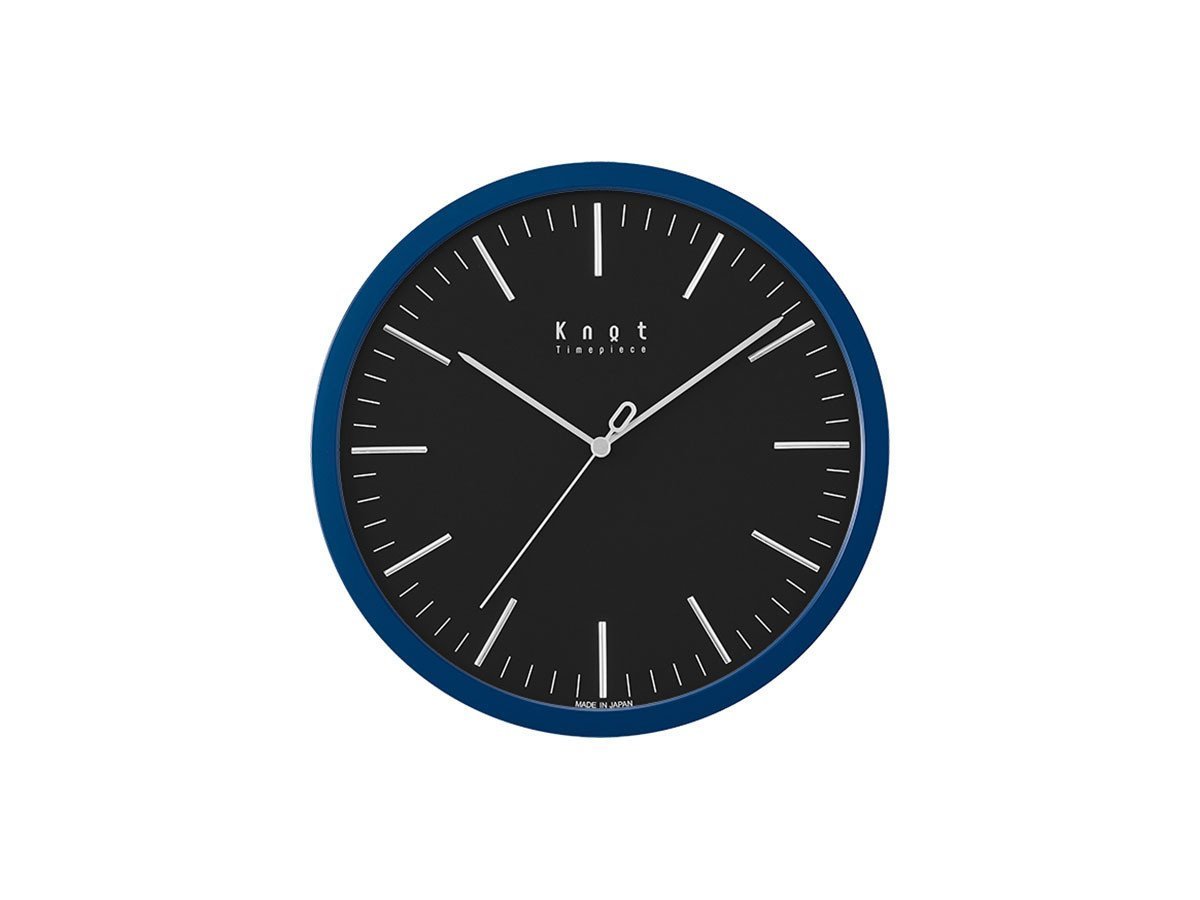 【ノット/Knot / GOODS】のClock 3D Bar / クロック 3D バー インテリア・キッズ・メンズ・レディースファッション・服の通販 founy(ファニー) 　腕時計　Watch　ガラス　Glass　クラシック　Classic　シンプル　Simple　時計　Clock　人気　Popularity　フレーム　Flame　モチーフ　Motif　送料無料　Free Shipping　日本製　Made In Japan　ホーム・キャンプ・アウトドア・お取り寄せ　Home,Garden,Outdoor,Camping Gear　家具・インテリア　Furniture　その他 インテリア雑貨、家具　Furniture, Interior, Others　文字盤:ブラック、フレーム:ブルー|ID: prp329100001343559 ipo3291000000030195522
