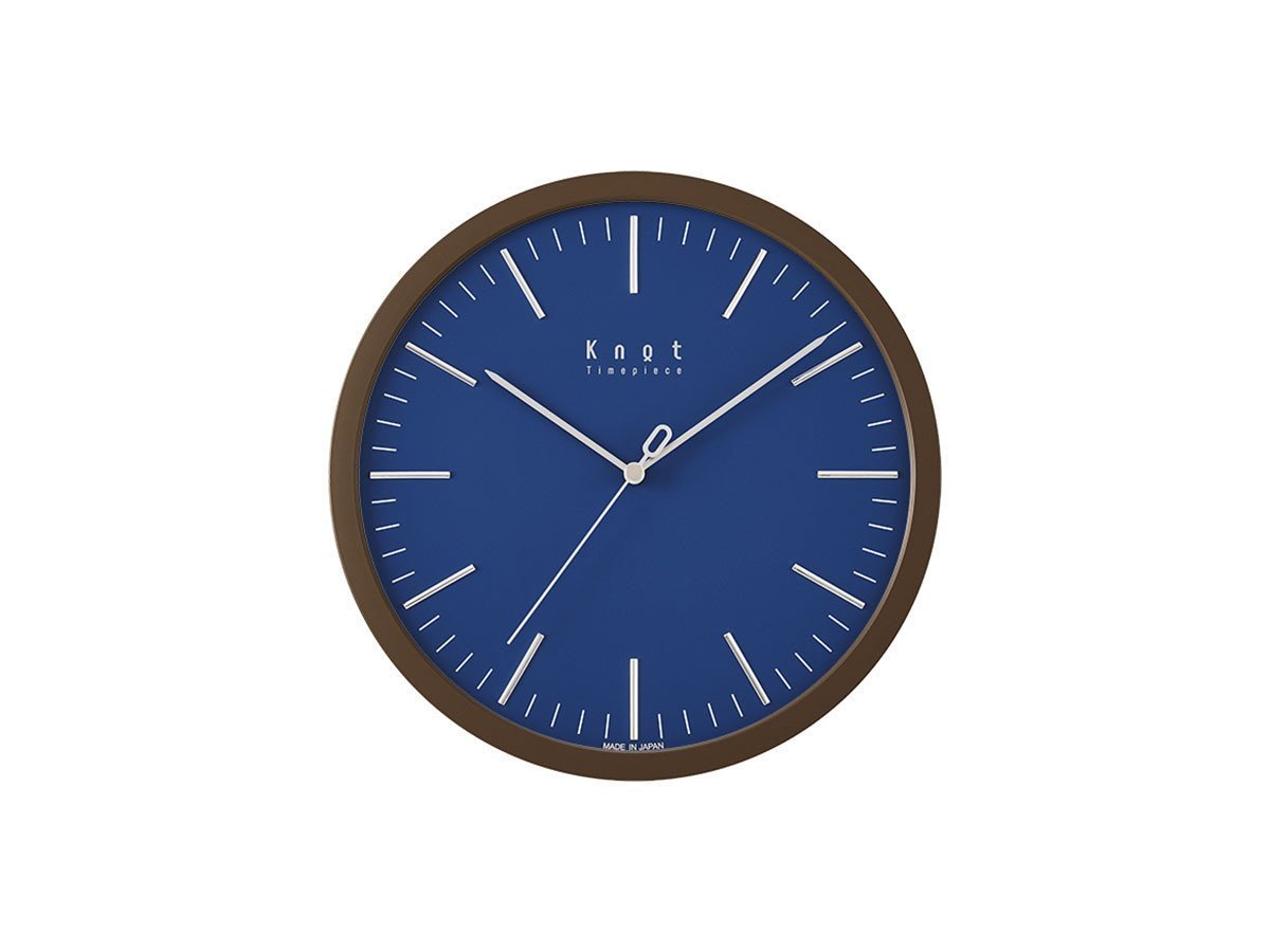 【ノット/Knot / GOODS】のClock 3D Bar / クロック 3D バー インテリア・キッズ・メンズ・レディースファッション・服の通販 founy(ファニー) 　腕時計　Watch　ガラス　Glass　クラシック　Classic　シンプル　Simple　時計　Clock　人気　Popularity　フレーム　Flame　モチーフ　Motif　送料無料　Free Shipping　日本製　Made In Japan　ホーム・キャンプ・アウトドア・お取り寄せ　Home,Garden,Outdoor,Camping Gear　家具・インテリア　Furniture　その他 インテリア雑貨、家具　Furniture, Interior, Others　文字盤:ブルー、フレーム:ダークブラウン|ID: prp329100001343559 ipo3291000000030195617