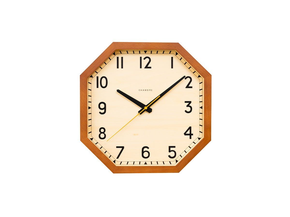 【フライミー ヴェール/FLYMEe vert / GOODS】のWall Clock / ウォールクロック #107852 インテリア・キッズ・メンズ・レディースファッション・服の通販 founy(ファニー) 　送料無料　Free Shipping　カラフル　Colorful　フォルム　Form　フレーム　Flame　時計　Clock　ホーム・キャンプ・アウトドア・お取り寄せ　Home,Garden,Outdoor,Camping Gear　家具・インテリア　Furniture　その他 インテリア雑貨、家具　Furniture, Interior, Others　ブラウン|ID: prp329100001354863 ipo3291000000007880575