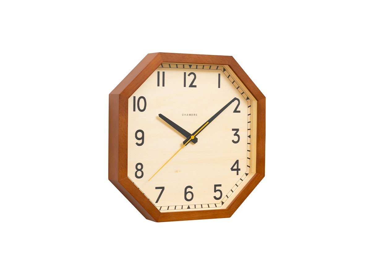 【フライミー ヴェール/FLYMEe vert / GOODS】のWall Clock / ウォールクロック #107852 インテリア・キッズ・メンズ・レディースファッション・服の通販 founy(ファニー) 　送料無料　Free Shipping　カラフル　Colorful　フォルム　Form　フレーム　Flame　時計　Clock　ホーム・キャンプ・アウトドア・お取り寄せ　Home,Garden,Outdoor,Camping Gear　家具・インテリア　Furniture　その他 インテリア雑貨、家具　Furniture, Interior, Others　ブラウン|ID: prp329100001354863 ipo3291000000020215020