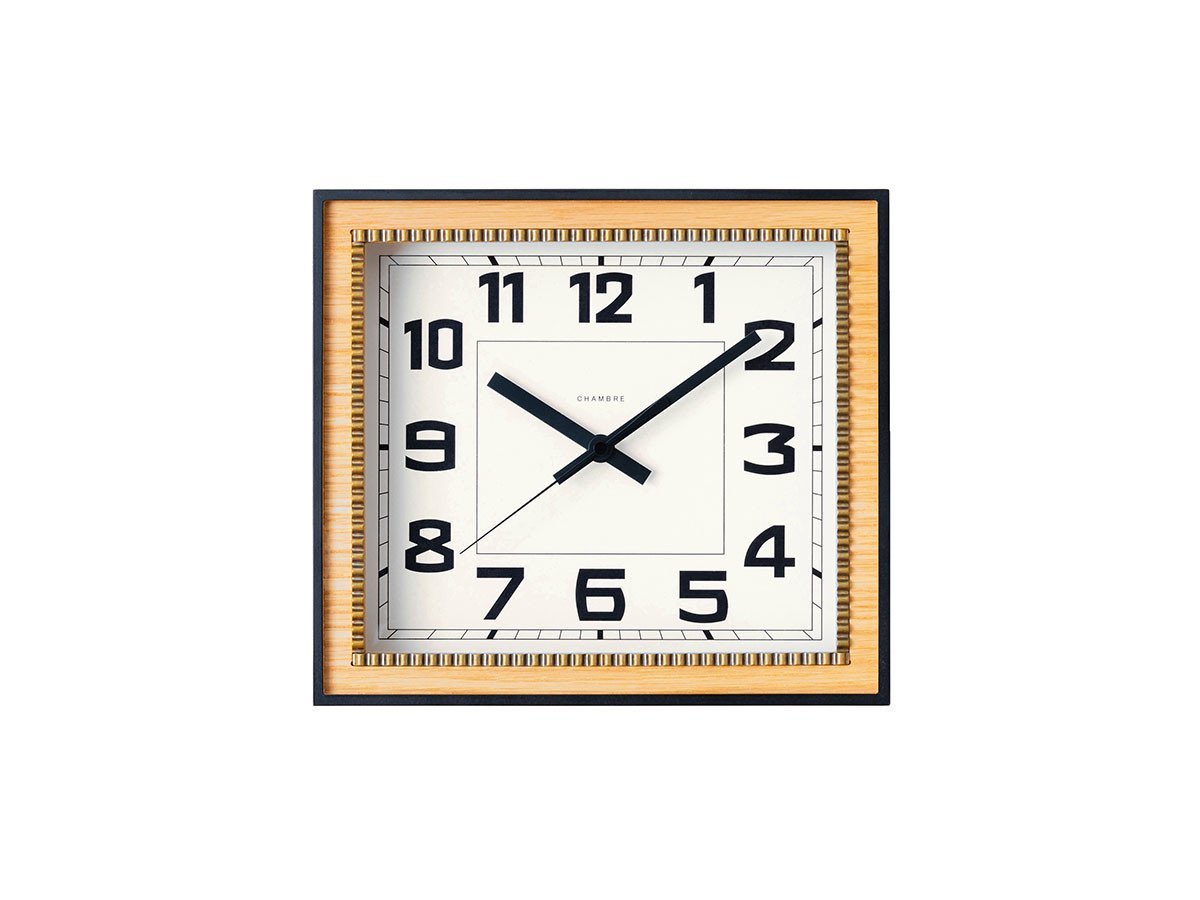 【フライミーパーラー/FLYMEe Parlor / GOODS】のWall Clock / ウォールクロック #107844 インテリア・キッズ・メンズ・レディースファッション・服の通販 founy(ファニー) 　送料無料　Free Shipping　ウッド　Wooden Design　シンプル　Simple, Minimal　スクエア　Square, Square Shape　モチーフ　Motif, Design Theme　時計　Watch, Wristwatch　ホーム・キャンプ・アウトドア・お取り寄せ　Home Living / Home & Lifestyle / Camping Gear / Outdoor Camping　家具・インテリア　Home Furniture & Interior. Stylish & Functional Living Spaces　その他 インテリア雑貨、家具　Home Decor & Furniture Extras　オーク|ID: prp329100001354873 ipo3291000000030193142