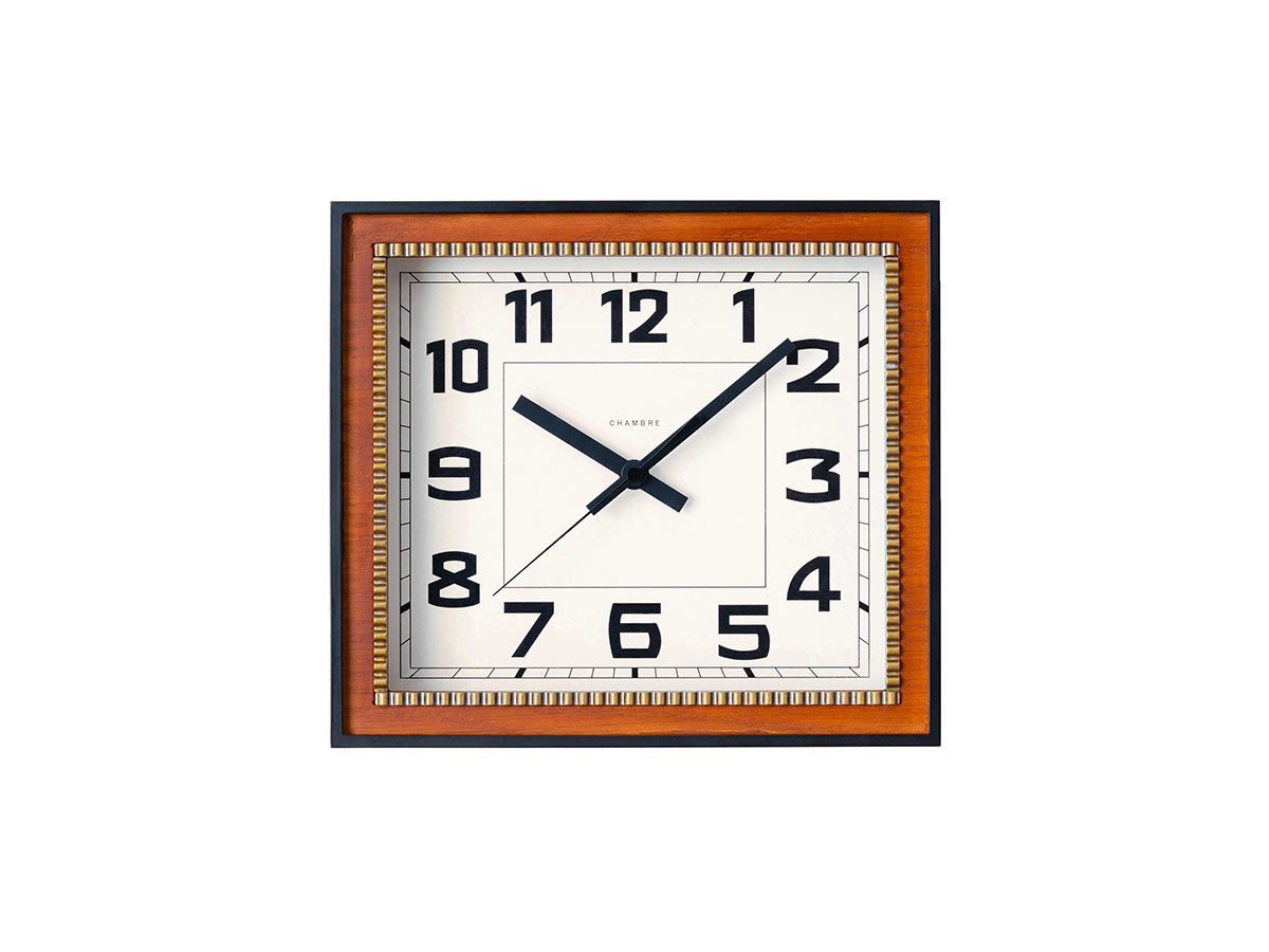 【フライミーパーラー/FLYMEe Parlor / GOODS】のWall Clock / ウォールクロック #107844 インテリア・キッズ・メンズ・レディースファッション・服の通販 founy(ファニー) 　送料無料　Free Shipping　ウッド　Wooden Design　シンプル　Simple, Minimal　スクエア　Square, Square Shape　モチーフ　Motif, Design Theme　時計　Watch, Wristwatch　ホーム・キャンプ・アウトドア・お取り寄せ　Home Living / Home & Lifestyle / Camping Gear / Outdoor Camping　家具・インテリア　Home Furniture & Interior. Stylish & Functional Living Spaces　その他 インテリア雑貨、家具　Home Decor & Furniture Extras　カフェブラウン|ID: prp329100001354873 ipo3291000000030193149
