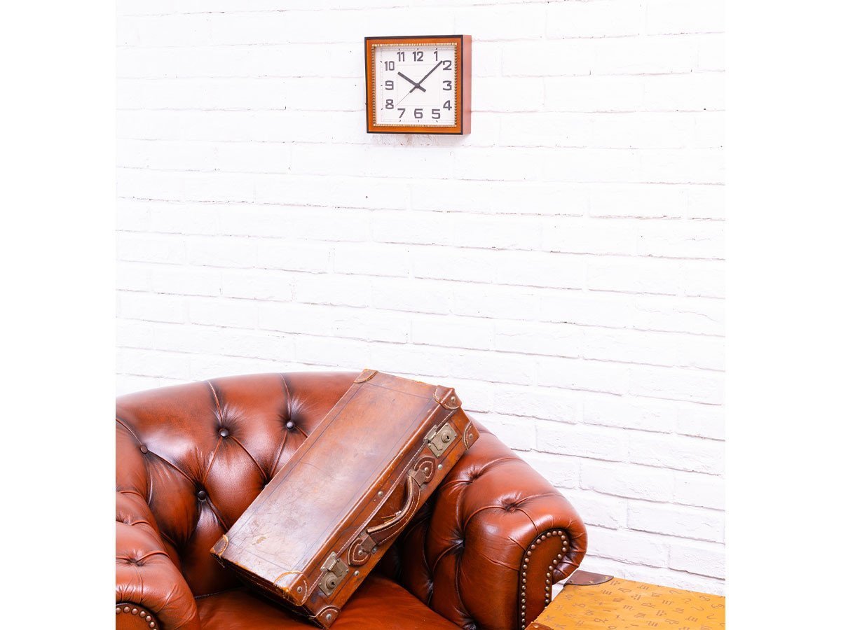 【フライミーパーラー/FLYMEe Parlor / GOODS】のWall Clock / ウォールクロック #107844 人気、トレンドファッション・服の通販 founy(ファニー) 　送料無料　Free Shipping　ウッド　Wooden Design　シンプル　Simple, Minimal　スクエア　Square, Square Shape　モチーフ　Motif, Design Theme　時計　Watch, Wristwatch　ホーム・キャンプ・アウトドア・お取り寄せ　Home Living / Home & Lifestyle / Camping Gear / Outdoor Camping　家具・インテリア　Home Furniture & Interior. Stylish & Functional Living Spaces　その他 インテリア雑貨、家具　Home Decor & Furniture Extras　other-4|ID: prp329100001354873 ipo3291000000031516948