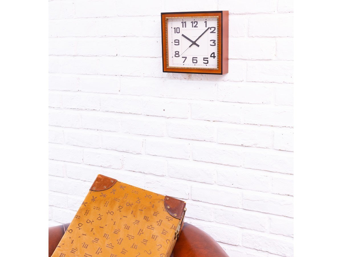 【フライミーパーラー/FLYMEe Parlor / GOODS】のWall Clock / ウォールクロック #107844 人気、トレンドファッション・服の通販 founy(ファニー) 　送料無料　Free Shipping　ウッド　Wooden Design　シンプル　Simple, Minimal　スクエア　Square, Square Shape　モチーフ　Motif, Design Theme　時計　Watch, Wristwatch　ホーム・キャンプ・アウトドア・お取り寄せ　Home Living / Home & Lifestyle / Camping Gear / Outdoor Camping　家具・インテリア　Home Furniture & Interior. Stylish & Functional Living Spaces　その他 インテリア雑貨、家具　Home Decor & Furniture Extras　other-5|ID: prp329100001354873 ipo3291000000031516952