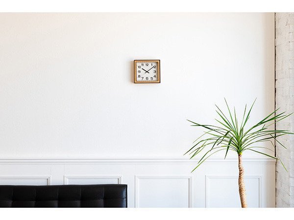 【フライミーパーラー/FLYMEe Parlor / GOODS】のWall Clock / ウォールクロック #107844 人気、トレンドファッション・服の通販 founy(ファニー) 　送料無料　Free Shipping　ウッド　Wooden Design　シンプル　Simple, Minimal　スクエア　Square, Square Shape　モチーフ　Motif, Design Theme　時計　Watch, Wristwatch　ホーム・キャンプ・アウトドア・お取り寄せ　Home Living / Home & Lifestyle / Camping Gear / Outdoor Camping　家具・インテリア　Home Furniture & Interior. Stylish & Functional Living Spaces　その他 インテリア雑貨、家具　Home Decor & Furniture Extras　other-6|ID: prp329100001354873 ipo3291000000031516956