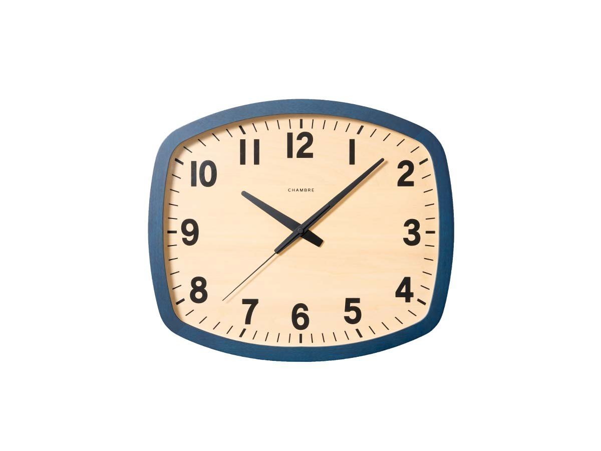 【フライミー ヴェール/FLYMEe vert / GOODS】のWall Clock / ウォールクロック #107934 インテリア・キッズ・メンズ・レディースファッション・服の通販 founy(ファニー) 　送料無料　Free Shipping　スクエア　Square　フォルム　Form　ヴィンテージ　Vintage　時計　Clock　ホーム・キャンプ・アウトドア・お取り寄せ　Home,Garden,Outdoor,Camping Gear　家具・インテリア　Furniture　その他 インテリア雑貨、家具　Furniture, Interior, Others　ブナ(ネイビー)|ID: prp329100001354876 ipo3291000000020070898