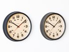【フライミーパーラー/FLYMEe Parlor / GOODS】のWall Clock / ウォールクロック #107837 左:ブラック、右:チャコールグレー|ID:prp329100001354886