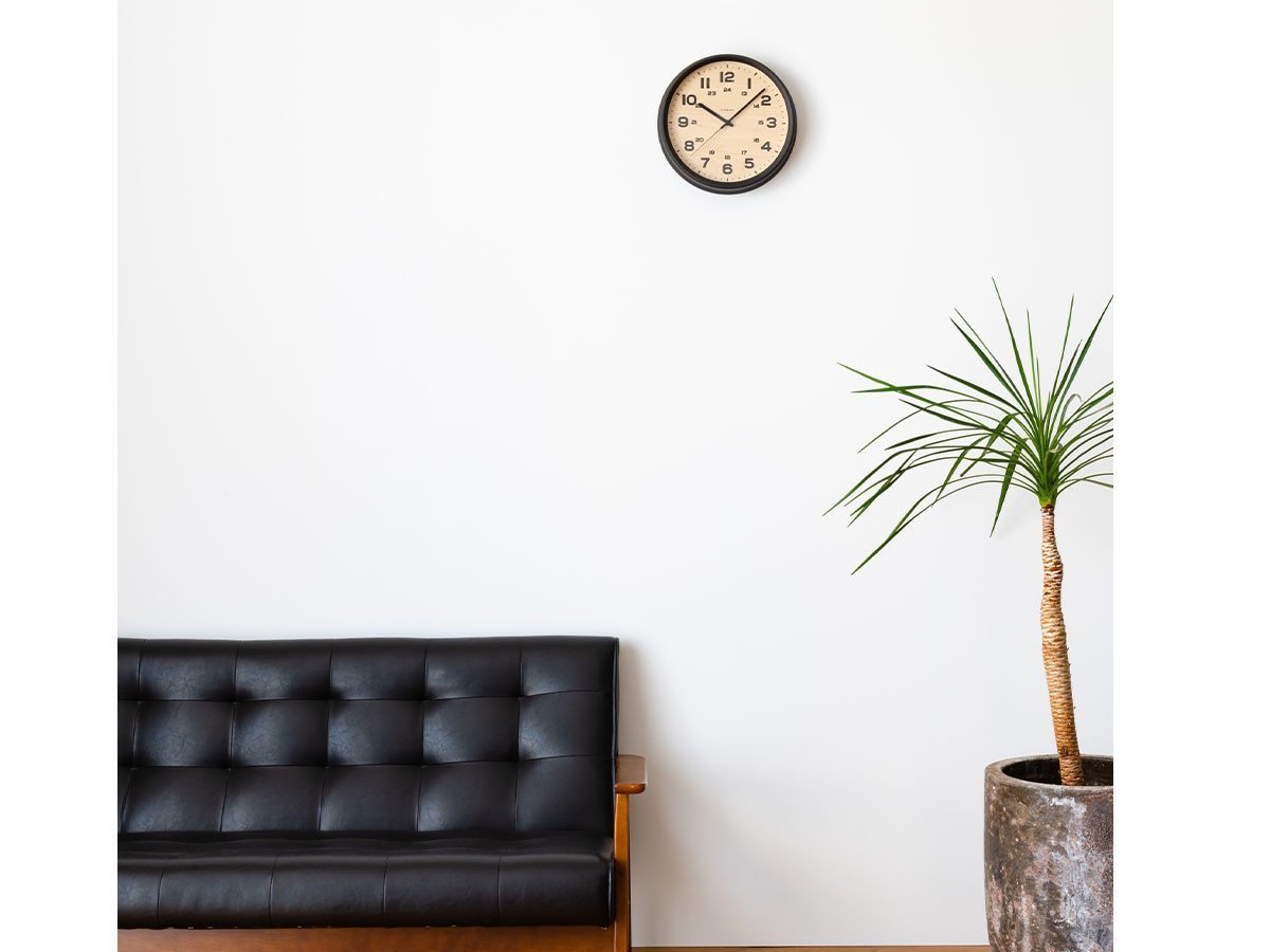 【フライミーパーラー/FLYMEe Parlor / GOODS】のWall Clock / ウォールクロック #107837 インテリア・キッズ・メンズ・レディースファッション・服の通販 founy(ファニー) 　送料無料　Free Shipping　フレーム　Frame, Outline　時計　Watch, Wristwatch　ホーム・キャンプ・アウトドア・お取り寄せ　Home Living / Home & Lifestyle / Camping Gear / Outdoor Camping　家具・インテリア　Home Furniture & Interior. Stylish & Functional Living Spaces　その他 インテリア雑貨、家具　Home Decor & Furniture Extras　チャコールグレー|ID: prp329100001354886 ipo3291000000030193354