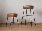 【シカク/SIKAKU / GOODS】のLOAF STOOL high / ローフ スツール ハイ 左:同シリーズの「ローフ スツール ロー」、右:本商品|ID: prp329100001364747 ipo3291000000030183672