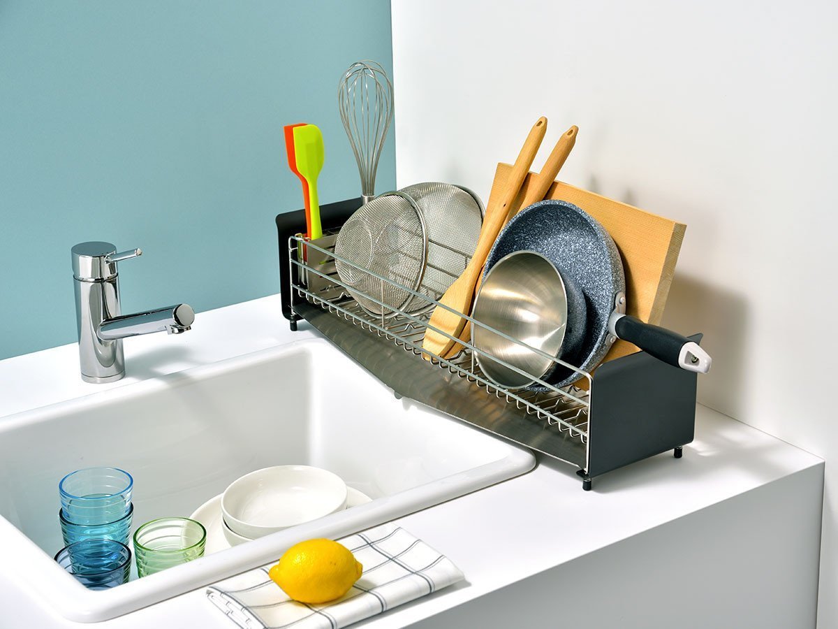 【フライミーアクセソワ/FLYMEe accessoire / GOODS】のDish Drainer / 水切りラック ロングタイプ #107962 インテリア・キッズ・メンズ・レディースファッション・服の通販 founy(ファニー) 　送料無料　Free Shipping　おすすめ　Recommended / Our Picks　スリム　Slim, Slim Fit　ロング　Long, Long-Length　ワイヤー　Wire, Wired Bra　皿　Plate, Dish　ホーム・キャンプ・アウトドア・お取り寄せ　Home Living / Home & Lifestyle / Camping Gear / Outdoor Camping　キッチン・ダイニング　Kitchen & Dining Essentials. Stylish & Functional Tableware　キッチン収納　Kitchen Storage　カームグレー|ID: prp329100001442028 ipo3291000000031930745