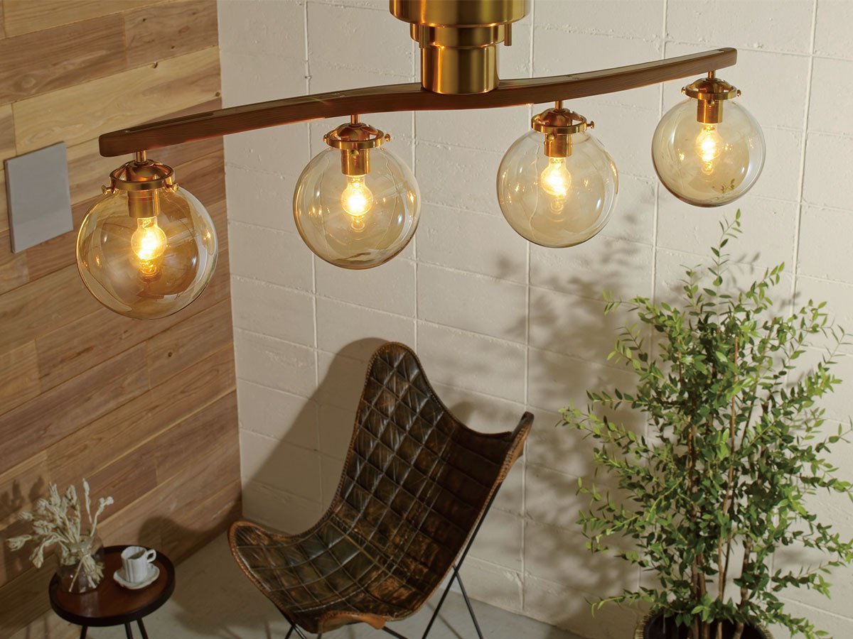 【フライミーパーラー/FLYMEe Parlor / GOODS】のCeiling Light / シーリングライト #108026 人気、トレンドファッション・服の通販 founy(ファニー) 　送料無料　Free Shipping　ウッド　Wood　ガラス　Glass　ハンド　Hand　ホーム・キャンプ・アウトドア・お取り寄せ　Home,Garden,Outdoor,Camping Gear　家具・インテリア　Home Furniture & Interior. Stylish & Functional Living Spaces　ライト・照明　Lighting & Light Fixtures　シーリングライト　Ceiling Light　other-4|ID: prp329100001461940 ipo3291000000031515952