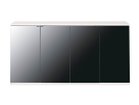 【フライミー ノワール/FLYMEe Noir / GOODS】のCabinet / キャビネット #107884 本体ホワイト、ガラスブラック|ID: prp329100001469678 ipo3291000000030188654