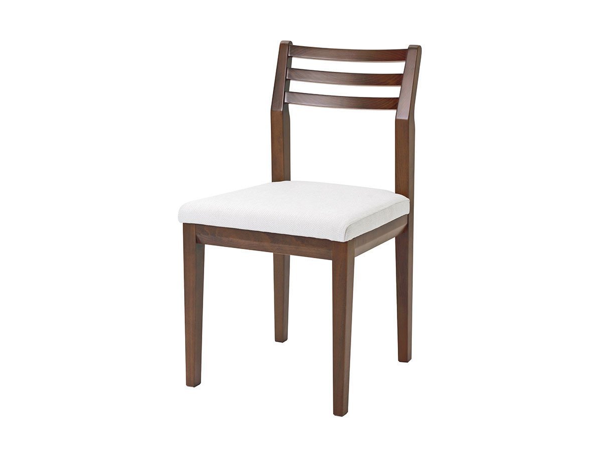 【フライミー ベーシック/FLYMEe BASIC / GOODS】のDining Chair / ダイニングチェア #107905 インテリア・キッズ・メンズ・レディースファッション・服の通販 founy(ファニー) 　送料無料　Free Shipping　クラシック　Classic　スタンダード　Standard　モダン　Modern　ホーム・キャンプ・アウトドア・お取り寄せ　Home,Garden,Outdoor,Camping Gear　家具・インテリア　Furniture　チェア・椅子　Chair　ダイニングチェア　Dining Chair　張地:ホワイト、フレーム:ウォールナット|ID: prp329100001469707 ipo3291000000007879943