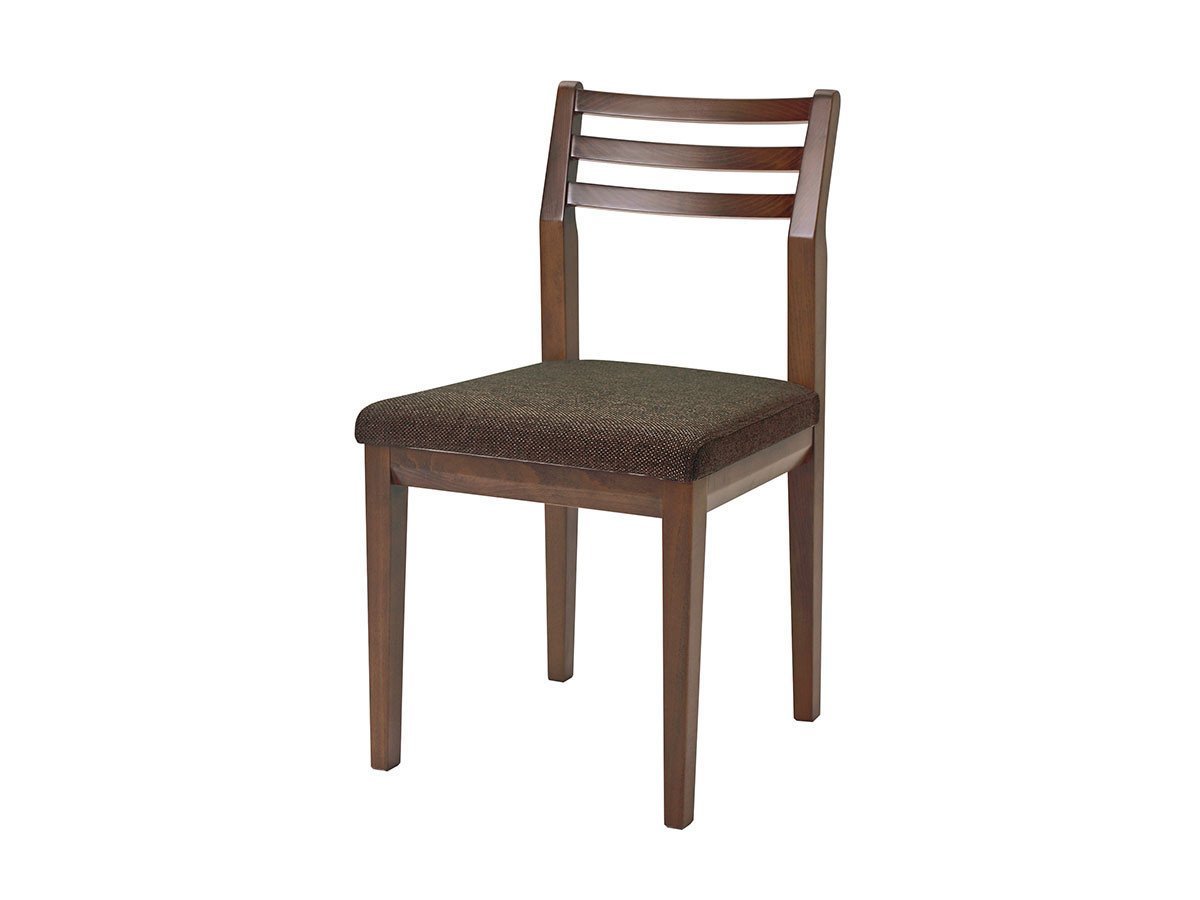 【フライミー ベーシック/FLYMEe BASIC / GOODS】のDining Chair / ダイニングチェア #107905 インテリア・キッズ・メンズ・レディースファッション・服の通販 founy(ファニー) 　送料無料　Free Shipping　クラシック　Classic　スタンダード　Standard　モダン　Modern　ホーム・キャンプ・アウトドア・お取り寄せ　Home,Garden,Outdoor,Camping Gear　家具・インテリア　Furniture　チェア・椅子　Chair　ダイニングチェア　Dining Chair　張地:ブラウン、フレーム:ウォールナット|ID: prp329100001469707 ipo3291000000007879944