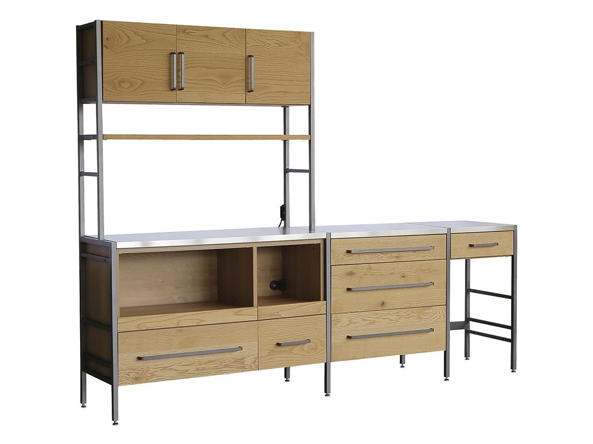 【イージーライフ/Easy Life / GOODS】のATRANDOM UNIT SHELF DINING BOARD / アトランダム ユニットシェルフ ダイニングボード ユニット式 Bタイプ インテリア・キッズ・メンズ・レディースファッション・服の通販 founy(ファウニー) 　オイル　Body Oil　ヴィンテージ　Vintage Style　ダブル　Double, Double-Breasted　フレーム　Frame, Outline　ホーム・キャンプ・アウトドア・お取り寄せ　Home Living / Home & Lifestyle / Camping Gear / Outdoor Camping　キッチン・ダイニング　Kitchen & Dining Essentials. Stylish & Functional Tableware　キッチン収納　Kitchen Storage　キッチン収納・食器棚・レンジ台　Kitchen Cabinet　ホーム・キャンプ・アウトドア・お取り寄せ　Home Living / Home & Lifestyle / Camping Gear / Outdoor Camping　キッチン・ダイニング　Kitchen & Dining Essentials. Stylish & Functional Tableware　キッチン家電・キッチン用品　Kitchen Appliances & Tools　マグカップ・カップ&ソーサー・陶器食器　Mugs / Cups and Saucers / Ceramic Drinkware　オプション / コンセント:不要|ID: prp329100001532311 ipo3291000000037070941