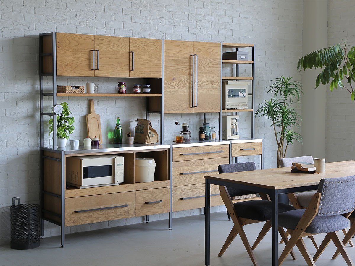 【イージーライフ/Easy Life / GOODS】のATRANDOM UNIT SHELF DINING BOARD / アトランダム ユニットシェルフ ダイニングボード ユニット式 Bタイプ インテリア・キッズ・メンズ・レディースファッション・服の通販 founy(ファウニー) 　オイル　Body Oil　ヴィンテージ　Vintage Style　ダブル　Double, Double-Breasted　フレーム　Frame, Outline　ホーム・キャンプ・アウトドア・お取り寄せ　Home Living / Home & Lifestyle / Camping Gear / Outdoor Camping　キッチン・ダイニング　Kitchen & Dining Essentials. Stylish & Functional Tableware　キッチン収納　Kitchen Storage　キッチン収納・食器棚・レンジ台　Kitchen Cabinet　ホーム・キャンプ・アウトドア・お取り寄せ　Home Living / Home & Lifestyle / Camping Gear / Outdoor Camping　キッチン・ダイニング　Kitchen & Dining Essentials. Stylish & Functional Tableware　キッチン家電・キッチン用品　Kitchen Appliances & Tools　マグカップ・カップ&ソーサー・陶器食器　Mugs / Cups and Saucers / Ceramic Drinkware　参考イメージ|ID: prp329100001532311 ipo3291000000037070946