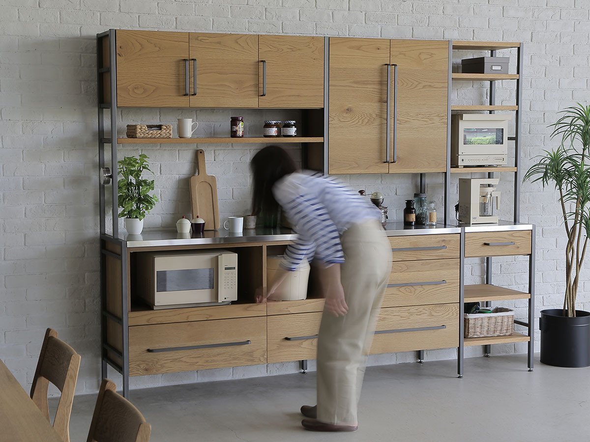 【イージーライフ/Easy Life / GOODS】のATRANDOM UNIT SHELF DINING BOARD / アトランダム ユニットシェルフ ダイニングボード ユニット式 Bタイプ インテリア・キッズ・メンズ・レディースファッション・服の通販 founy(ファウニー) 　オイル　Body Oil　ヴィンテージ　Vintage Style　ダブル　Double, Double-Breasted　フレーム　Frame, Outline　ホーム・キャンプ・アウトドア・お取り寄せ　Home Living / Home & Lifestyle / Camping Gear / Outdoor Camping　キッチン・ダイニング　Kitchen & Dining Essentials. Stylish & Functional Tableware　キッチン収納　Kitchen Storage　キッチン収納・食器棚・レンジ台　Kitchen Cabinet　ホーム・キャンプ・アウトドア・お取り寄せ　Home Living / Home & Lifestyle / Camping Gear / Outdoor Camping　キッチン・ダイニング　Kitchen & Dining Essentials. Stylish & Functional Tableware　キッチン家電・キッチン用品　Kitchen Appliances & Tools　マグカップ・カップ&ソーサー・陶器食器　Mugs / Cups and Saucers / Ceramic Drinkware　参考イメージ|ID: prp329100001532311 ipo3291000000037070948