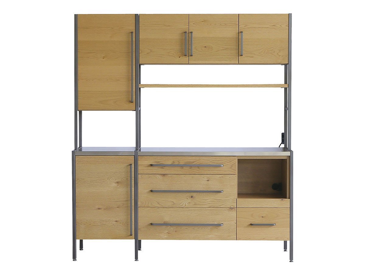 【イージーライフ/Easy Life / GOODS】のATRANDOM UNIT SHELF DINING BOARD / アトランダム ユニットシェルフ ダイニングボード ユニット式 Uタイプ インテリア・キッズ・メンズ・レディースファッション・服の通販 founy(ファニー) 　オイル　Body Oil　ヴィンテージ　Vintage Style　フレーム　Frame, Outline　ホーム・キャンプ・アウトドア・お取り寄せ　Home Living / Home & Lifestyle / Camping Gear / Outdoor Camping　キッチン・ダイニング　Kitchen & Dining Essentials. Stylish & Functional Tableware　キッチン収納　Kitchen Storage　キッチン収納・食器棚・レンジ台　Kitchen Cabinet　ホーム・キャンプ・アウトドア・お取り寄せ　Home Living / Home & Lifestyle / Camping Gear / Outdoor Camping　キッチン・ダイニング　Kitchen & Dining Essentials. Stylish & Functional Tableware　キッチン家電・キッチン用品　Kitchen Appliances & Tools　マグカップ・カップ&ソーサー・陶器食器　Mugs / Cups and Saucers / Ceramic Drinkware　扉の向き:左開き、オプション / コンセント:不要|ID: prp329100001532320 ipo3291000000035890764