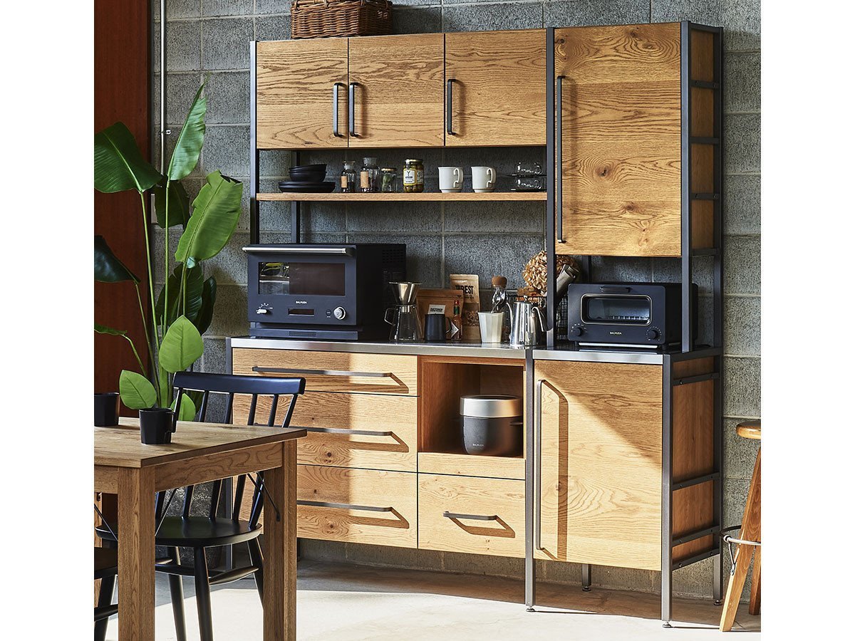【イージーライフ/Easy Life / GOODS】のATRANDOM UNIT SHELF DINING BOARD / アトランダム ユニットシェルフ ダイニングボード ユニット式 Eタイプ インテリア・キッズ・メンズ・レディースファッション・服の通販 founy(ファウニー) 　オイル　Body Oil　ヴィンテージ　Vintage Style　フレーム　Frame, Outline　ホーム・キャンプ・アウトドア・お取り寄せ　Home Living / Home & Lifestyle / Camping Gear / Outdoor Camping　キッチン・ダイニング　Kitchen & Dining Essentials. Stylish & Functional Tableware　キッチン収納　Kitchen Storage　キッチン収納・食器棚・レンジ台　Kitchen Cabinet　ホーム・キャンプ・アウトドア・お取り寄せ　Home Living / Home & Lifestyle / Camping Gear / Outdoor Camping　キッチン・ダイニング　Kitchen & Dining Essentials. Stylish & Functional Tableware　キッチン家電・キッチン用品　Kitchen Appliances & Tools　マグカップ・カップ&ソーサー・陶器食器　Mugs / Cups and Saucers / Ceramic Drinkware　参考イメージ|ID: prp329100001532328 ipo3291000000037071298