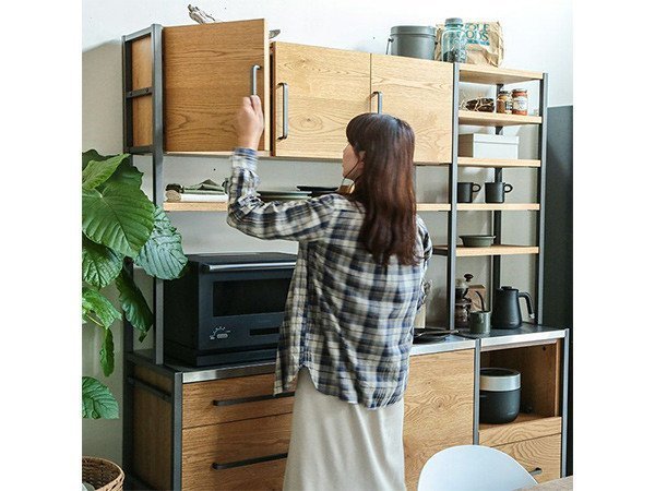 【イージーライフ/Easy Life / GOODS】のATRANDOM UNIT SHELF DINING BOARD / アトランダム ユニットシェルフ ダイニングボード ユニット式 Eタイプ インテリア・キッズ・メンズ・レディースファッション・服の通販 founy(ファウニー) 　オイル　Body Oil　ヴィンテージ　Vintage Style　フレーム　Frame, Outline　ホーム・キャンプ・アウトドア・お取り寄せ　Home Living / Home & Lifestyle / Camping Gear / Outdoor Camping　キッチン・ダイニング　Kitchen & Dining Essentials. Stylish & Functional Tableware　キッチン収納　Kitchen Storage　キッチン収納・食器棚・レンジ台　Kitchen Cabinet　ホーム・キャンプ・アウトドア・お取り寄せ　Home Living / Home & Lifestyle / Camping Gear / Outdoor Camping　キッチン・ダイニング　Kitchen & Dining Essentials. Stylish & Functional Tableware　キッチン家電・キッチン用品　Kitchen Appliances & Tools　マグカップ・カップ&ソーサー・陶器食器　Mugs / Cups and Saucers / Ceramic Drinkware　参考イメージ|ID: prp329100001532328 ipo3291000000037071301