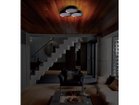 【フライミー ノワール/FLYMEe Noir / GOODS】のLED Ceiling Lamp / LED シーリングランプ #108482 アッパーライト点灯時|ID:prp329100001655066