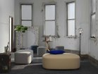 【カリモクニュースタンダード/KARIMOKU NEW STANDARD / GOODS】のPOLAR LOUNGE BENCH / ポーラーラウンジベンチ 左:本商品(B785 ブラウン / クヴァドラ・スティールカット トリオ 3)、右:タイプ違いの「ア|ID: prp329100001708326 ipo3291000000030181799