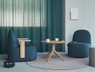 【カリモクニュースタンダード/KARIMOKU NEW STANDARD / GOODS】のPOLAR LOUNGE CHAIR S / ポーラーラウンジチェア S 張地:B787 ブルーグレー(クヴァドラ・スティールカット トリオ 3)|ID: prp329100001708329 ipo3291000000033440910