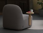 【カリモクニュースタンダード/KARIMOKU NEW STANDARD / GOODS】のPOLAR LOUNGE CHAIR L with SIDE TABLE / ポーラーラウンジチェア L ウィズサイドテーブル テーブル位置:ライト|ID:prp329100001708330