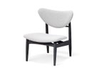 【平田椅子製作所/Hirata Chair / GOODS】のPISOLINO Lounge Chair / ピソリーノ ラウンジチェア 張地:メリット by Maharam 001、フレーム:アッシュ(カーボンアッシュ)|ID:prp329100001767859
