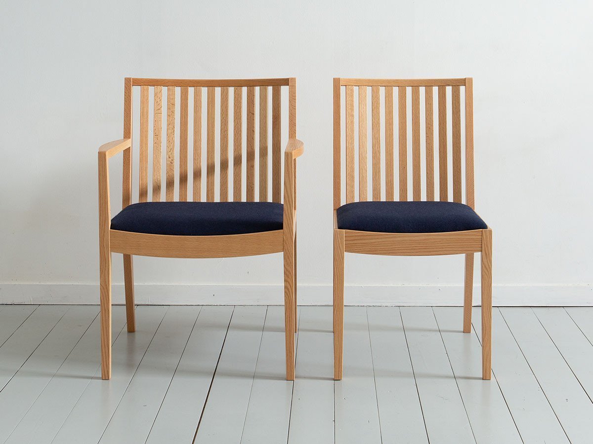 【平田椅子製作所/Hirata Chair / GOODS】のROME Side Chair / ローム サイドチェア インテリア・キッズ・メンズ・レディースファッション・服の通販 founy(ファニー) 　送料無料　Free Shipping　クラシック　Classic, Timeless Style　モダン　Modern, Contemporary　ホーム・キャンプ・アウトドア・お取り寄せ　Home Living / Home & Lifestyle / Camping Gear / Outdoor Camping　家具・インテリア　Home Furniture & Interior. Stylish & Functional Living Spaces　チェア・椅子　Seating & Chairs　ダイニングチェア・木製チェア　Dining Chairs　左:同シリーズの「アームチェア」、右:本商品|ID: prp329100001767868 ipo3291000000030232237