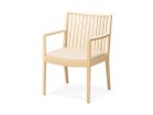 【平田椅子製作所/Hirata Chair / GOODS】のROME Arm Chair / ローム アームチェア 張地:N.C NC-121、フレーム:アッシュ(ナチュラルホワイト)|ID: prp329100001767869 ipo3291000000019850243
