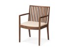 【平田椅子製作所/Hirata Chair / GOODS】のROME Arm Chair / ローム アームチェア 張地:N.C NC-121、フレーム:ウォールナット|ID: prp329100001767869 ipo3291000000019850247