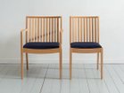 【平田椅子製作所/Hirata Chair / GOODS】のROME Arm Chair / ローム アームチェア 左:本商品、右:同シリーズの「サイドチェア」|ID: prp329100001767869 ipo3291000000033938756
