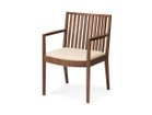 【平田椅子製作所/Hirata Chair / GOODS】のROME Arm Chair / ローム アームチェア 張地:N.C NC-121、フレーム:ウォールナット|ID: prp329100001767869 ipo3291000000033938761