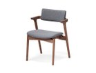 【平田椅子製作所/Hirata Chair / GOODS】のCAPRA Half Arm Chair / キャプラ ハーフアームチェア 張地:メリット by Maharam 003、フレーム:レッドオーク(マッドブラウン)|ID:prp329100001767876
