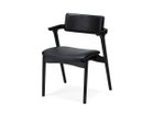 【平田椅子製作所/Hirata Chair / GOODS】のCAPRA Half Arm Chair / キャプラ ハーフアームチェア 張地:バロン BA-10、フレーム:アッシュ(ジェットブラック)|ID:prp329100001767876