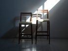 【平田椅子製作所/Hirata Chair / GOODS】のFIKA Bar Chair 65 / フィーカ バーチェア 65 左:本商品、右:サイズ違いの「バーチェア 75」|ID:prp329100001767880