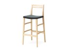 【平田椅子製作所/Hirata Chair / GOODS】のFIKA Bar Chair 75 / フィーカ バーチェア 75 張地:N.C NC-127、フレーム:アッシュ(ナチュラルホワイト)|ID:prp329100001767881