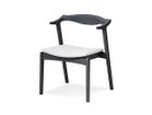 【平田椅子製作所/Hirata Chair / GOODS】のGADO Half Arm Chair / ガド ハーフアームチェア 張地:モード by Maharam 001、フレーム:アッシュ(カーボンアッシュ)|ID:prp329100001767883