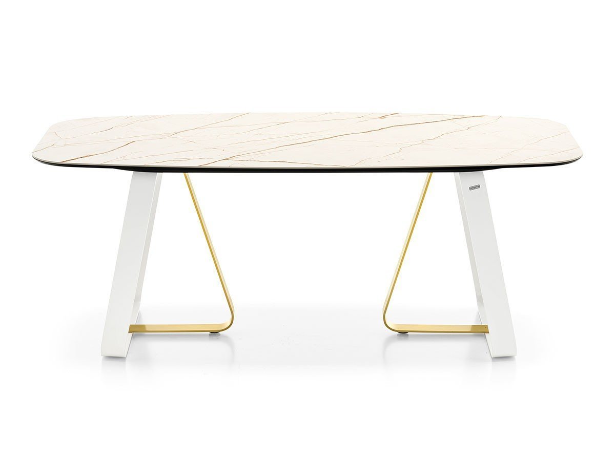【カリガリス/Calligaris / GOODS】のSUNSHINE / サンシャイン CS/4128-FB 200 人気、トレンドファッション・服の通販 founy(ファニー) 　アクセサリー　Accessories　エレガント 上品　Elegant　オーバル　Oval　テーブル　Table　メタル　Metal　ホーム・キャンプ・アウトドア・お取り寄せ　Home,Garden,Outdoor,Camping Gear　家具・インテリア　Furniture　テーブル　Table　ダイニングテーブル　Dining Table　other-2|ID: prp329100001777184 ipo3291000000031465643