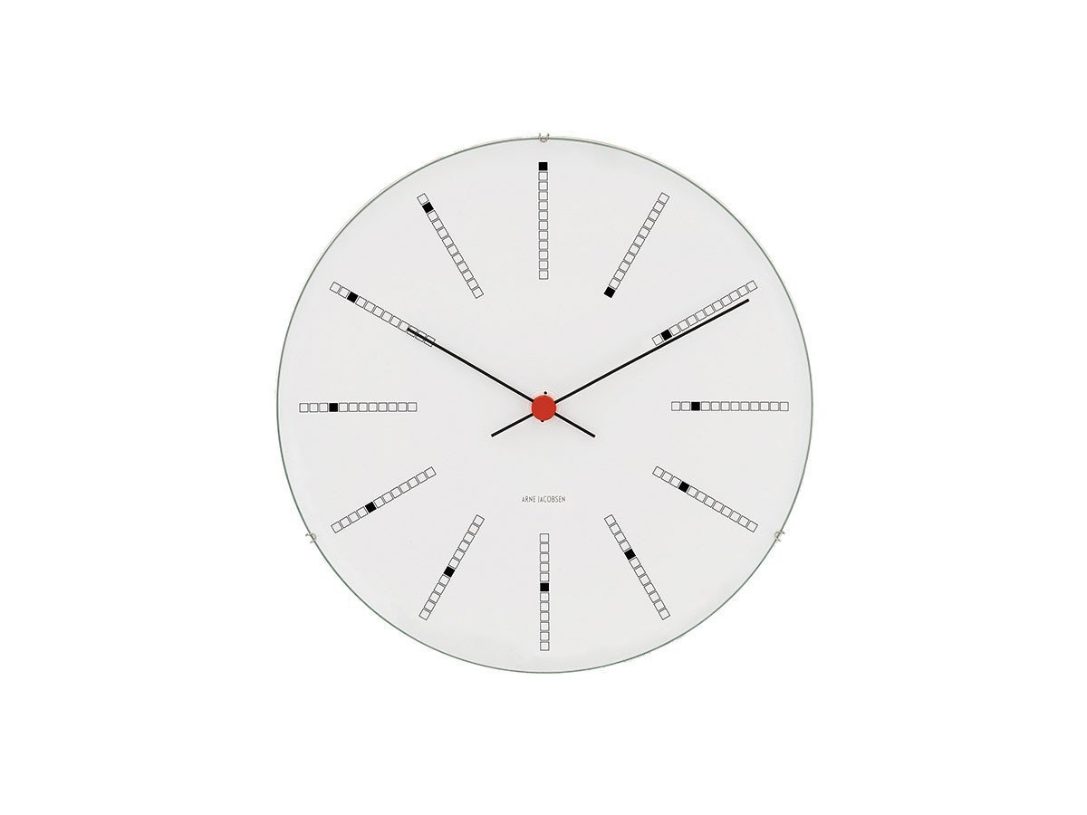 【フライミーアクセソワ/FLYMEe accessoire / GOODS】のARNE JACOBSEN Bankers Wall Clock / アルネ・ヤコブセン バンカーズ ウォールクロック 直径29cm 人気、トレンドファッション・服の通販 founy(ファニー) 　ガラス　Glass　スタンダード　Standard　テーブル　Table　時計　Clock　ブロック　Block　モダン　Modern　モノトーン　Monotone　送料無料　Free Shipping　ホーム・キャンプ・アウトドア・お取り寄せ　Home,Garden,Outdoor,Camping Gear　家具・インテリア　Furniture　その他 インテリア雑貨、家具　Furniture, Interior, Others　 other-1|ID: prp329100001832633 ipo3291000000030257233