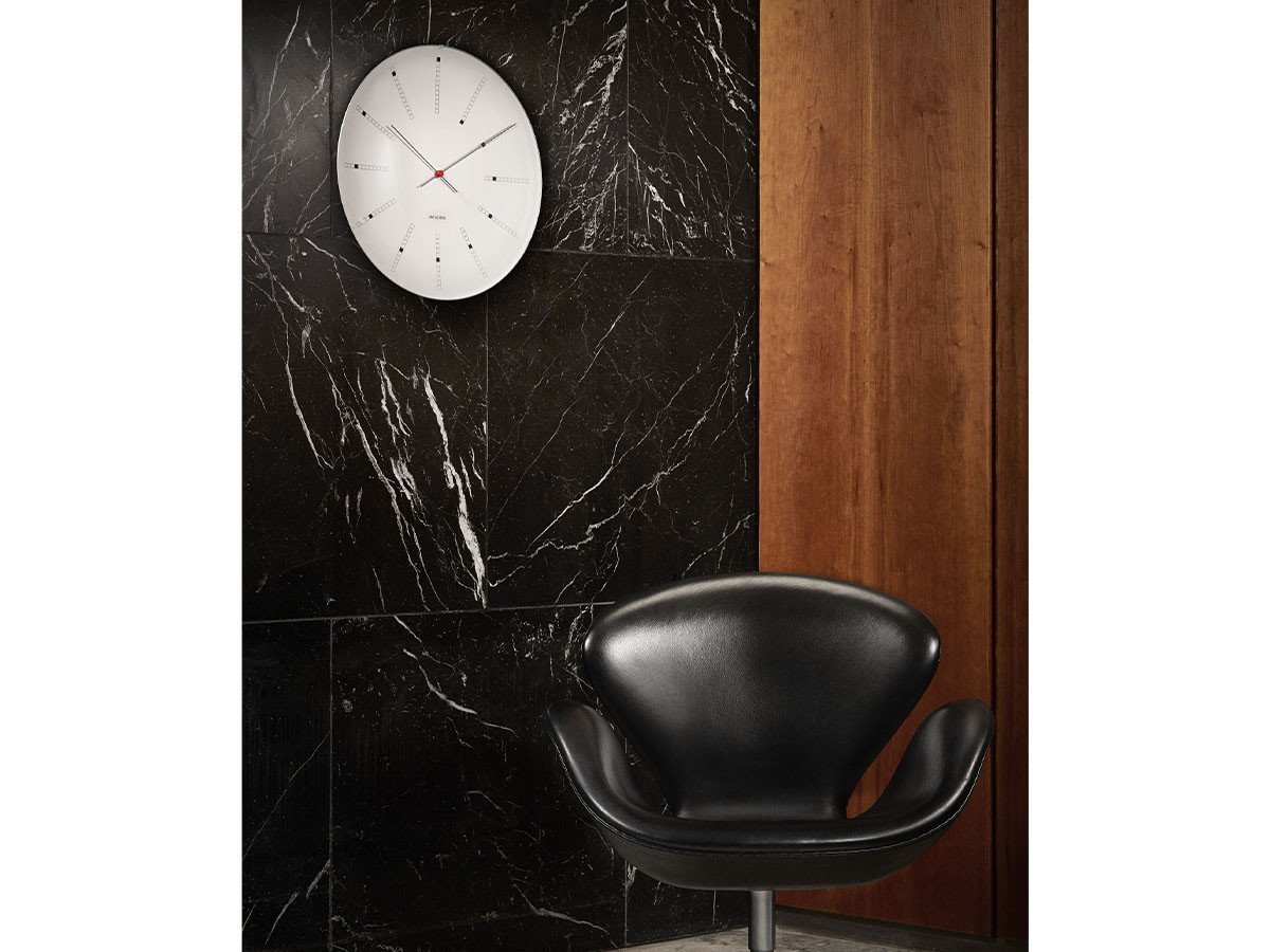 【フライミーアクセソワ/FLYMEe accessoire / GOODS】のARNE JACOBSEN Bankers Wall Clock / アルネ・ヤコブセン バンカーズ ウォールクロック 直径21cm インテリア・キッズ・メンズ・レディースファッション・服の通販 founy(ファニー) 　ガラス　Glass　テーブル　Table　時計　Clock　ブロック　Block　モダン　Modern　モノトーン　Monotone　送料無料　Free Shipping　ホーム・キャンプ・アウトドア・お取り寄せ　Home,Garden,Outdoor,Camping Gear　家具・インテリア　Furniture　その他 インテリア雑貨、家具　Furniture, Interior, Others　参考イメージ|ID: prp329100001832634 ipo3291000000025309550