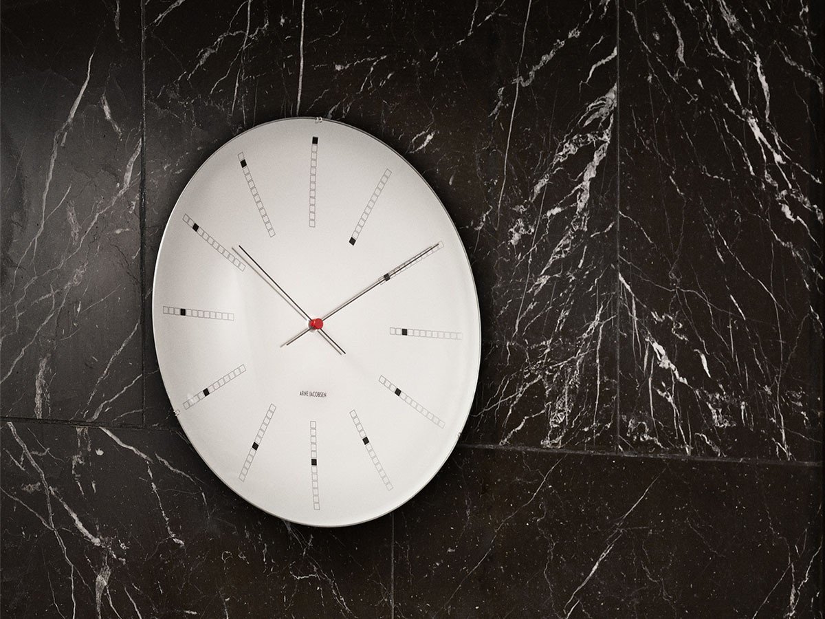 【フライミーアクセソワ/FLYMEe accessoire / GOODS】のARNE JACOBSEN Bankers Wall Clock / アルネ・ヤコブセン バンカーズ ウォールクロック 直径21cm インテリア・キッズ・メンズ・レディースファッション・服の通販 founy(ファニー) 　ガラス　Glass　テーブル　Table　時計　Clock　ブロック　Block　モダン　Modern　モノトーン　Monotone　送料無料　Free Shipping　ホーム・キャンプ・アウトドア・お取り寄せ　Home,Garden,Outdoor,Camping Gear　家具・インテリア　Furniture　その他 インテリア雑貨、家具　Furniture, Interior, Others　参考イメージ|ID: prp329100001832634 ipo3291000000025309565