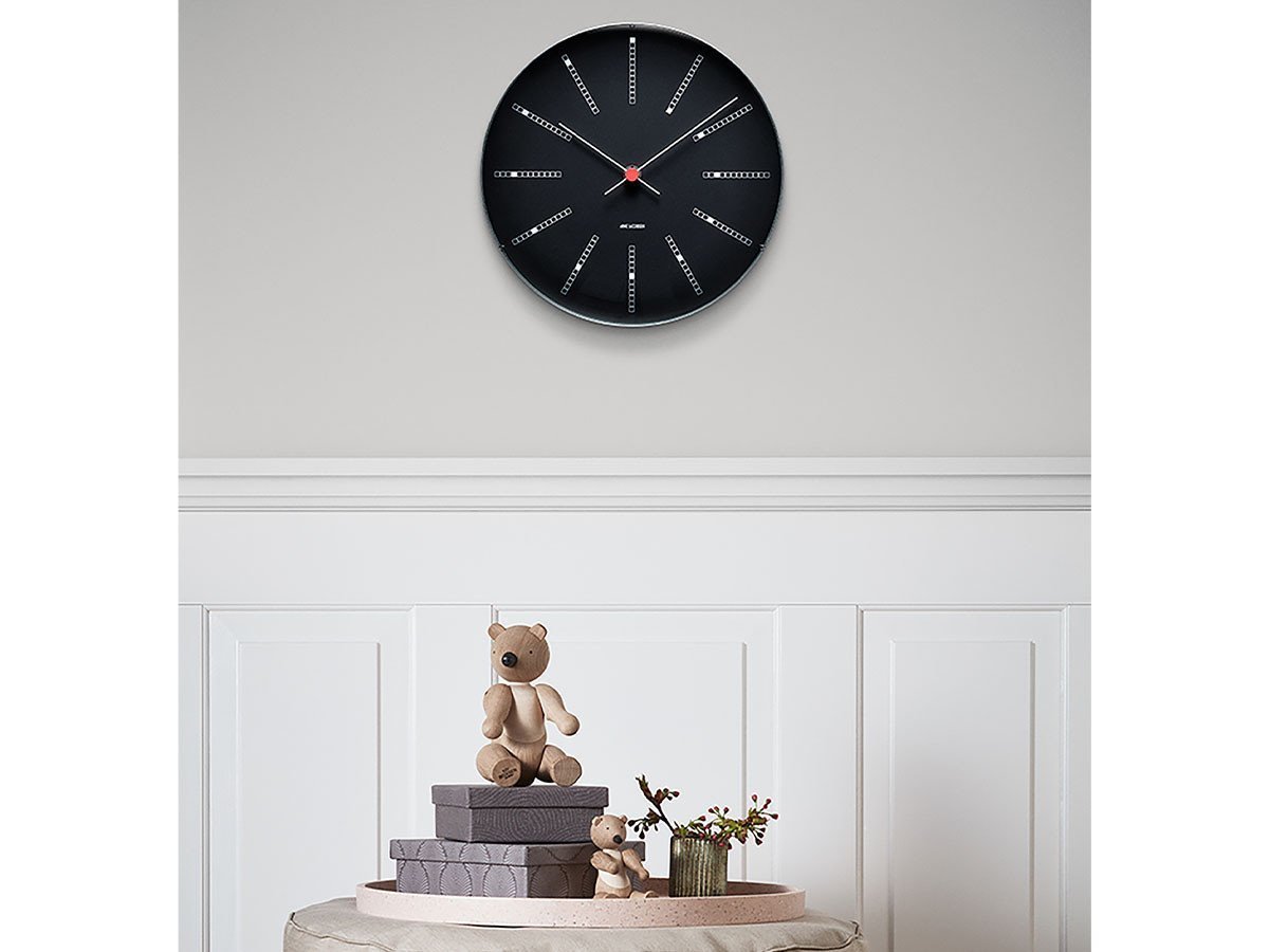 【フライミーアクセソワ/FLYMEe accessoire / GOODS】のARNE JACOBSEN Bankers Wall Clock / アルネ・ヤコブセン バンカーズ ウォールクロック 直径21cm インテリア・キッズ・メンズ・レディースファッション・服の通販 founy(ファニー) 　ガラス　Glass　テーブル　Table　時計　Clock　ブロック　Block　モダン　Modern　モノトーン　Monotone　送料無料　Free Shipping　ホーム・キャンプ・アウトドア・お取り寄せ　Home,Garden,Outdoor,Camping Gear　家具・インテリア　Furniture　その他 インテリア雑貨、家具　Furniture, Interior, Others　参考イメージ|ID: prp329100001832634 ipo3291000000025309597