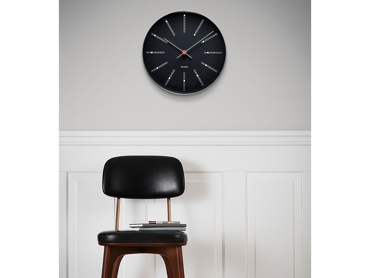 【フライミーアクセソワ/FLYMEe accessoire / GOODS】のARNE JACOBSEN Bankers Wall Clock / アルネ・ヤコブセン バンカーズ ウォールクロック 直径21cm インテリア・キッズ・メンズ・レディースファッション・服の通販 founy(ファニー) 　ガラス　Glass　テーブル　Table　時計　Clock　ブロック　Block　モダン　Modern　モノトーン　Monotone　送料無料　Free Shipping　ホーム・キャンプ・アウトドア・お取り寄せ　Home,Garden,Outdoor,Camping Gear　家具・インテリア　Furniture　その他 インテリア雑貨、家具　Furniture, Interior, Others　参考イメージ|ID: prp329100001832634 ipo3291000000030257253