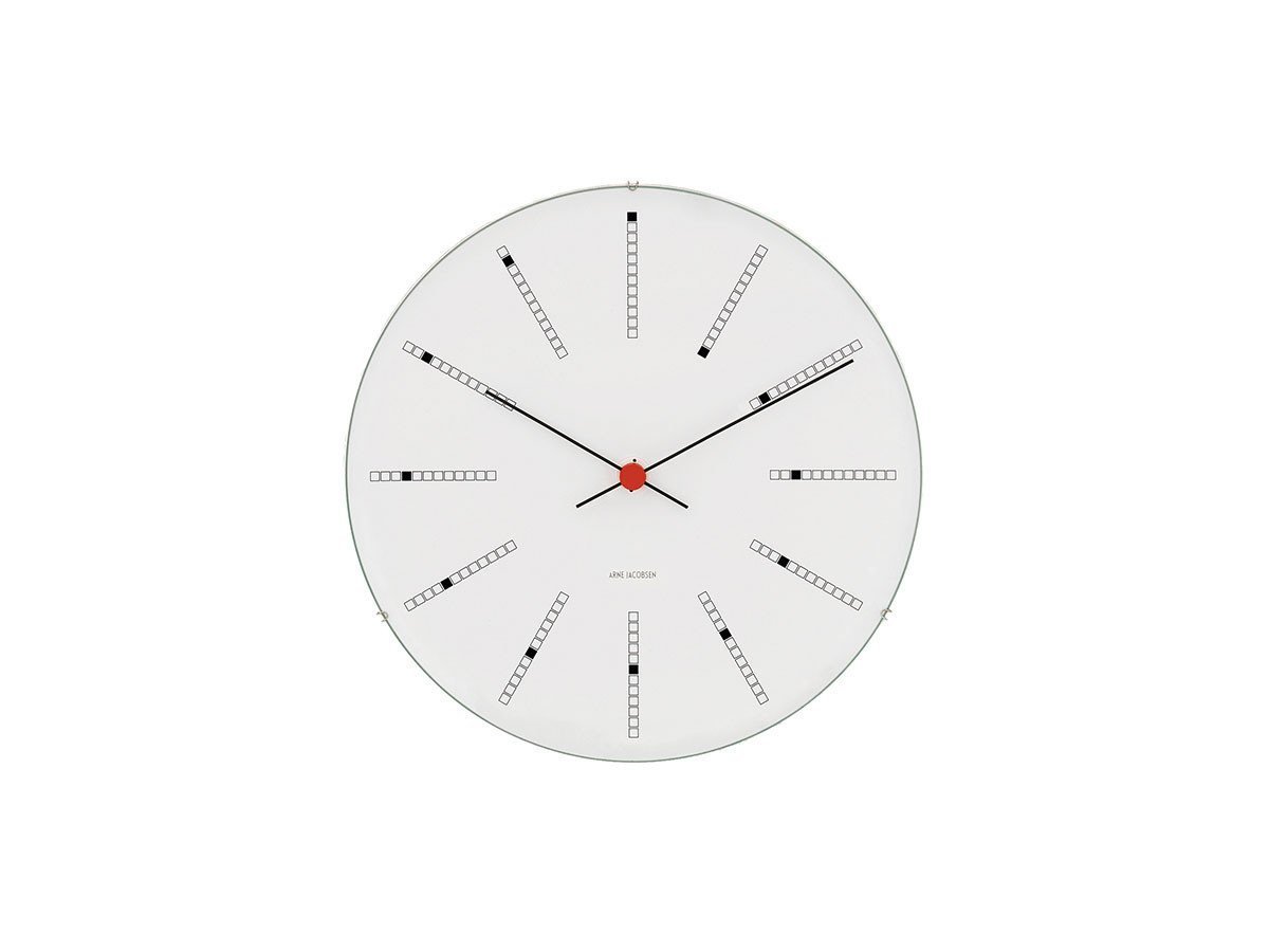 【フライミーアクセソワ/FLYMEe accessoire / GOODS】のARNE JACOBSEN Bankers Wall Clock / アルネ・ヤコブセン バンカーズ ウォールクロック 直径16cm 人気、トレンドファッション・服の通販 founy(ファニー) 　ガラス　Glass　テーブル　Table　時計　Clock　ブロック　Block　モダン　Modern　モノトーン　Monotone　送料無料　Free Shipping　ホーム・キャンプ・アウトドア・お取り寄せ　Home,Garden,Outdoor,Camping Gear　家具・インテリア　Furniture　その他 インテリア雑貨、家具　Furniture, Interior, Others　 other-1|ID: prp329100001832635 ipo3291000000010251401